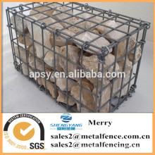 Caixa de pedra soldada galvanizada do gabion 1000mmLX1000mmWX1000mmH